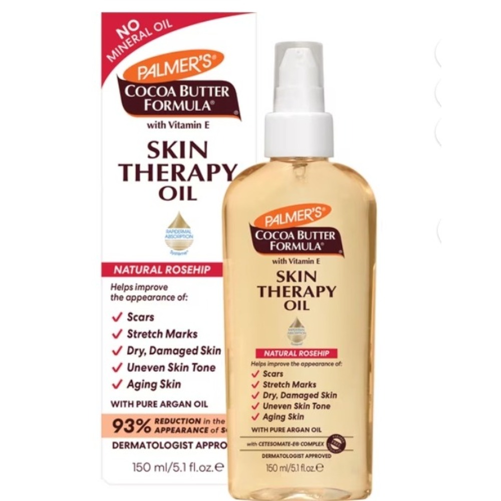 Palmers Cocoa Butter Formula Skin Therapy Oil Rosehip 5.1oz 150ml--NIB